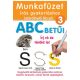 Munkafüzet írás gyakorláshoz letörölhető filccel - ABC betűi - D-Toys
