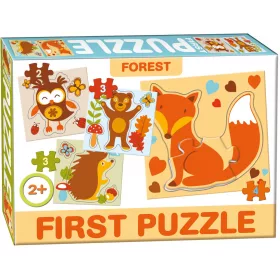Bébi puzzle – Erdei állatokkal