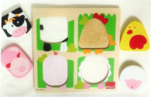 Puzzle - Tapintós háziállatok GOULA