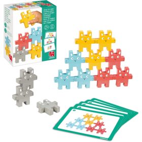 Nyuszitorony Építő (feladatkártyákkal) Goula