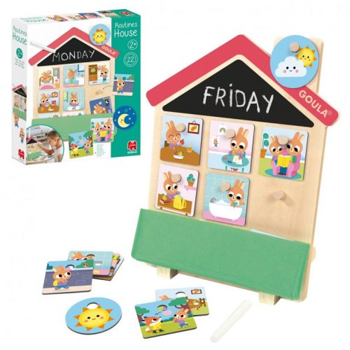 Napi tevékenységeim házikó, napi teendők Goula 