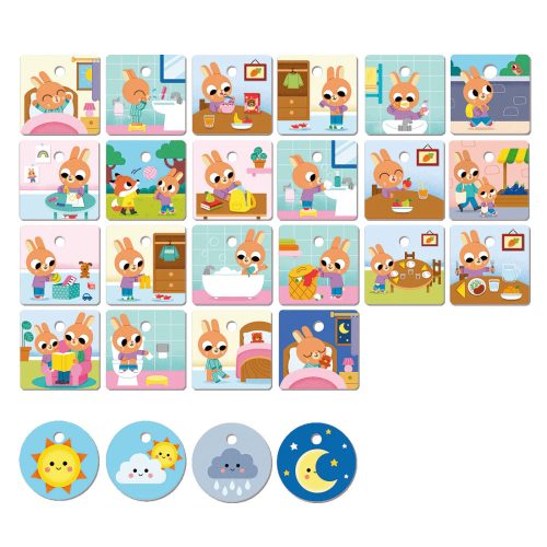 Napi tevékenységeim házikó, napi teendők Goula 