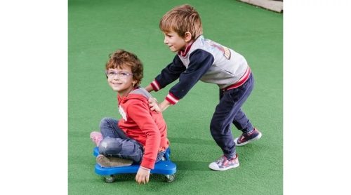 Guruló deszka, fejlesztő deszka, 40x31 cm prémium KÉK LAP