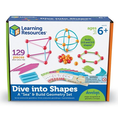 3D Geometriai Építő Készlet LEARNING