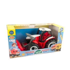 Lena óriás kanalas traktor, piros – 69 cm
