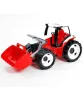Lena óriás kanalas traktor, piros – 69 cm