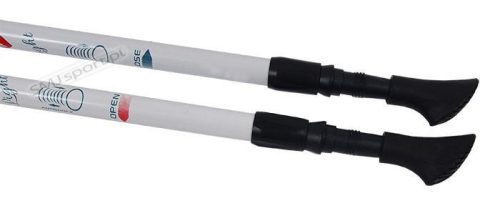 Túrabot Nordic Walking állítható Long Life Lite SMJ sport, parafa markolattal fehér