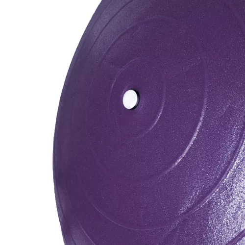 Erősített gimnasztikai labda durranásmentes 55 cm pumpával lila – PRO-Fit