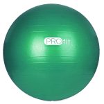   Erősített Gimnasztikai labda Durranásmentes 55 cm pumpával PRO-Fit Zöld