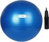 Erősített Gimnasztikai labda Durranásmentes 55 cm pumpával PRO-Fit Kék