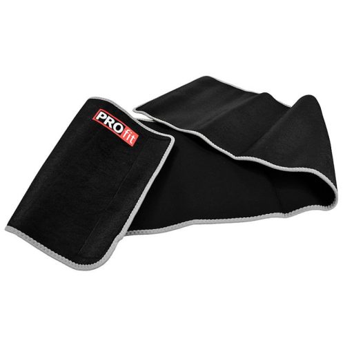 Fogyasztó öv 125×30×0,3 cm, neoprén – fekete, PRO Fit