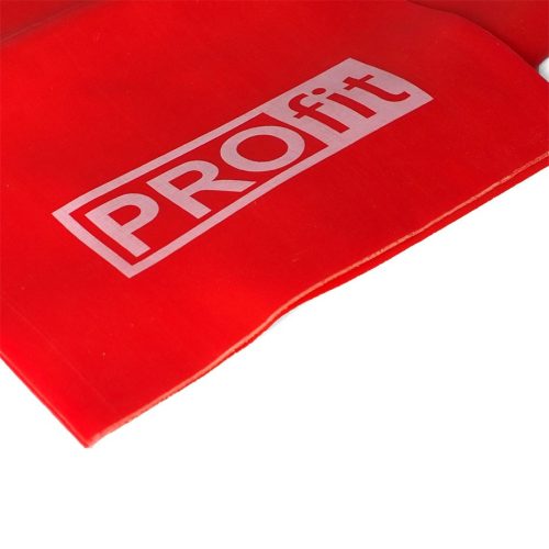 Erősítő gumiszalag fitnesz szalag, power band 120x15x0,55 cm piros HARD PRO-Fit