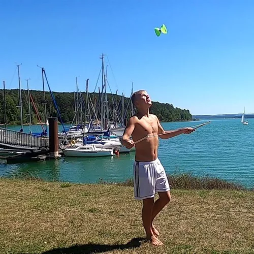 Diabolo zöld fluoreszkáló – Sunflex