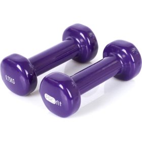   Kézi súlyzó szett, 2×0,75 kg – vinyl borítás, lila – EB-Fit