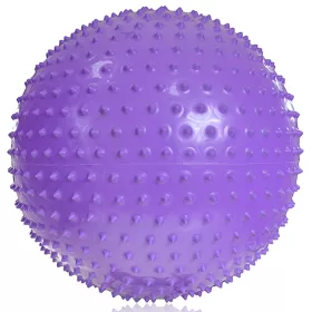 Gimnasztikai érzékelő tüskés labda 55 cm lila PRO-Fit