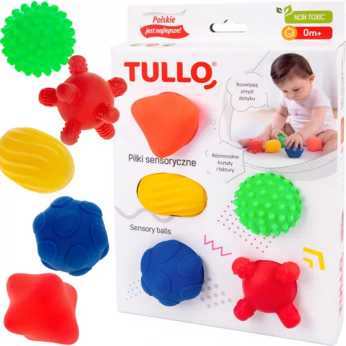 Szenzoros érzékelő labda szett III. 5 db-os TULLO 