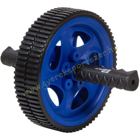 EB-Fit Hasizomerősítő kerék dupla, szétszedhető, kék-fekete