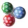 Gumilabda – pöttyös, 120 mm, szelepes, Plasto Ball