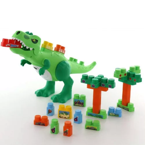 Dínós T-Rex építőjáték 30 db – Molto Blocks