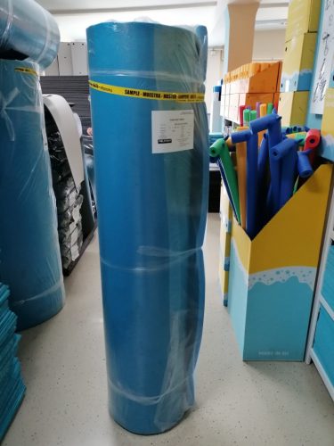 Vízi szőnyeg, úszószőnyeg, vízi járda – 200 × 90 × 4 cm, kék – EVA habból