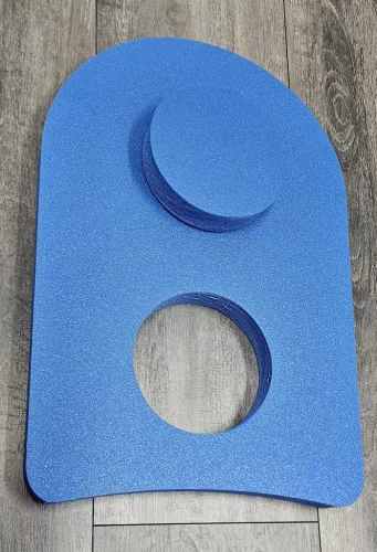 Polifoam úszódeszka dugóval – 51x35 cm - PRO-Sport