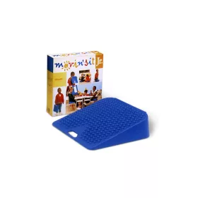 Ék alakú ülőpárna gyerekeknek 26×26 cm kék – Gymnic