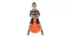 Pónifejű ugrálólabda, füleslabda 45 cm narancs – Gymnic My Pony