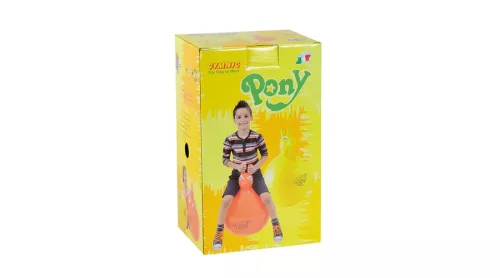 Pónifejű ugrálólabda, füleslabda 45 cm sárga – Gymnic My Pony