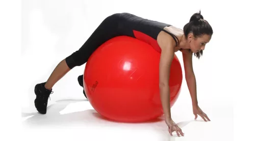 Gimnasztikai labda óriáslabda 120 cm piros – Gymnic Fizio