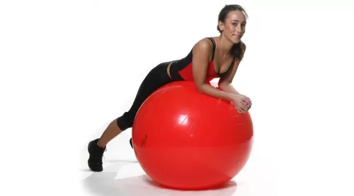 Gimnasztikai labda óriáslabda 120 cm piros – Gymnic Fizio