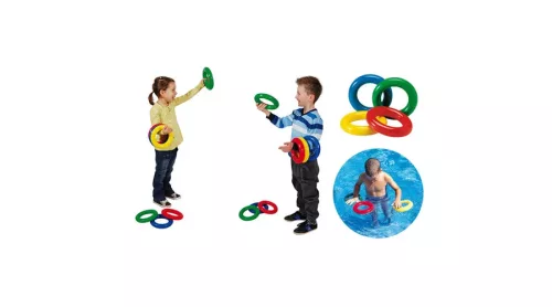 Készségfejlesztő gumikarika 4 db 18 cm – Gymnic Gym Ring
