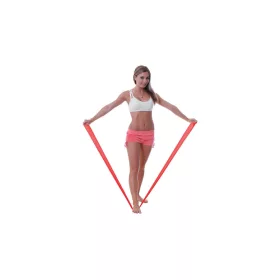   Erősítő gumiszalag 150 cm közepes ellenállás piros – Dittmann Fit-Band