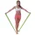 Erősítő gumiszalag 150 cm erős ellenállás zöld – Dittmann Fit-Band