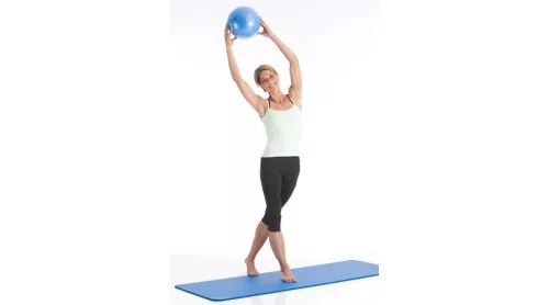 Pilates labda 26 cm rubinpiros – Togu Redondo-Ball
