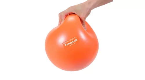 Super soft pattogó labda 18 cm narancs – Gymnic Fantyball
