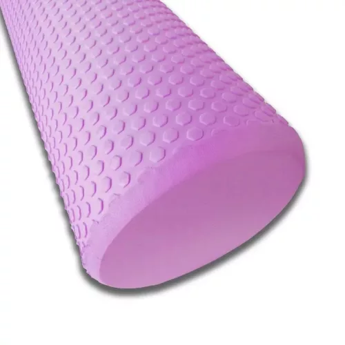 SMR, Pilates masszázs henger jóga roller 90x15 cm-es lila PRO-Sport