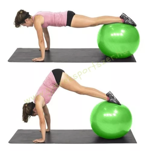 Gimnasztikai labda + pumpa Durranásmentes 55 cm Salta kék