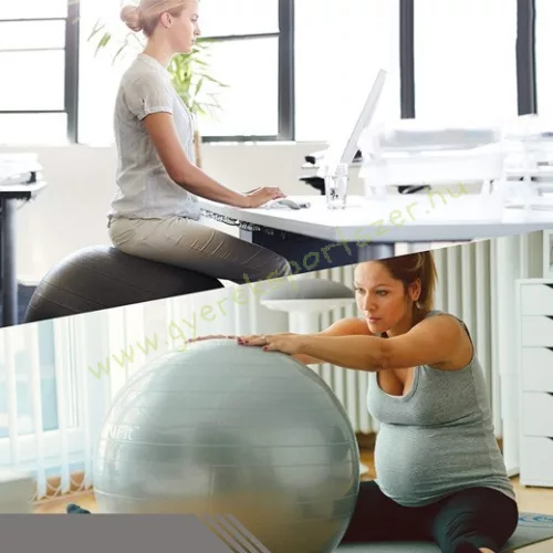 Gimnasztikai labda + pumpa Durranásmentes 55 cm Salta kék