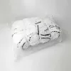 Futballkapu háló 7,5x2,5x2x2 m – fehér, 3 mm, kültéri – PRO-Sport (1 pár)