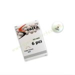   Ping Pong labda 2 csillagos, fehér színű, celulóz mentes, 6db/csomag SALTA