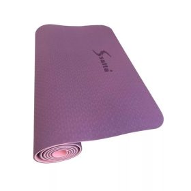   Gimnasztikai matrac jógaszőnyeg lila-pink 183x80x0,6 cm, TPE, Salta