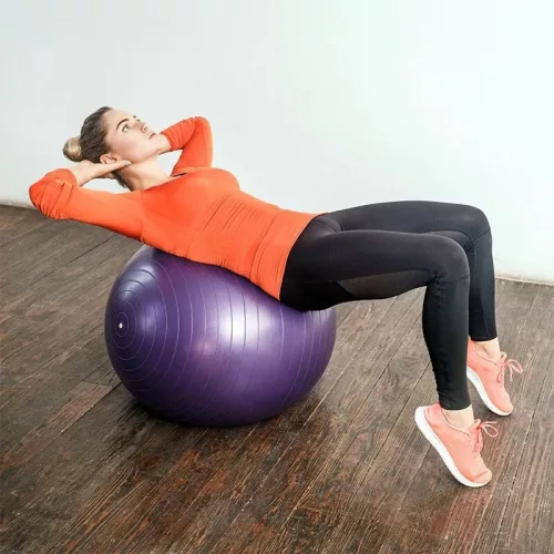 Gimnasztikai labda 85 cm lila – durranásmentes, lila, PRO-Sport