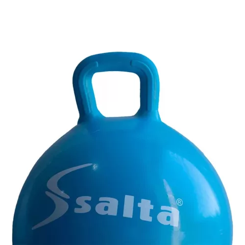Gimnasztikai labda kapaszkodóval – 45 cm, kék – Salta