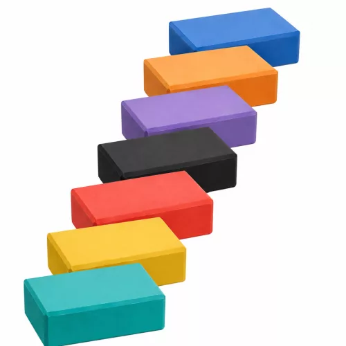 Jóga tégla 120 g 23x15x7,5 cm SÁRGA színben PRO-Sport