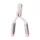 Ugrálókötél, fonatolt, szivacs markolattal, 300 cm, 8 mm, PRO-Sport - Pink