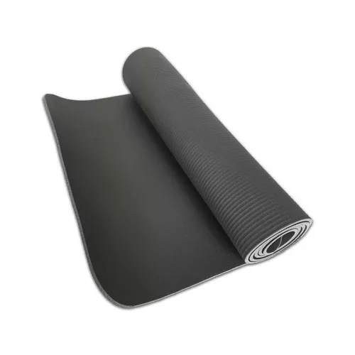Gimnasztikai matrac, jóga matrac, jógaszőnyeg szürke NBR 183x61x0,8 cm Salta