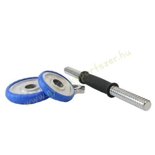 Súlyzókészlet 20 kg krómozott, levehető gumiborítással PRO-Sport AKCIÓS