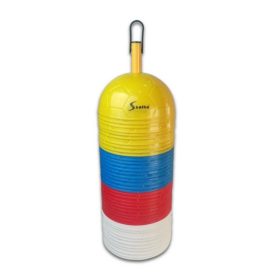   Félgömb jelölő, tányérbója szett állvánnyal – 40 db, Salta