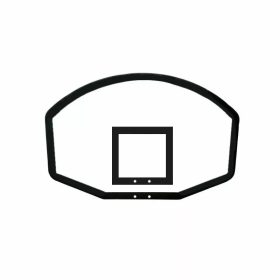 Kosárpalánk erősített PVC – 120x80 cm, PRO-Sport