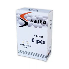 Pingponglabda szett, 6 db – 2 csillagos, fehér – SALTA